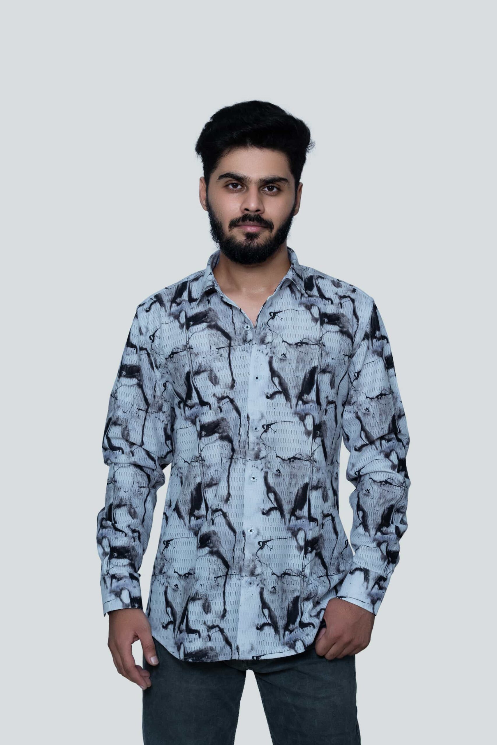 Abstract Print Shirt